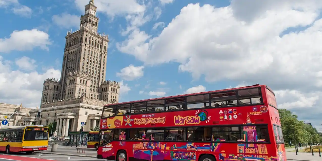 Discover the history and atmosphere of magnificent Warsaw. Hop-on Hop-off Bus Tours Ticket Warsaw, Poland.