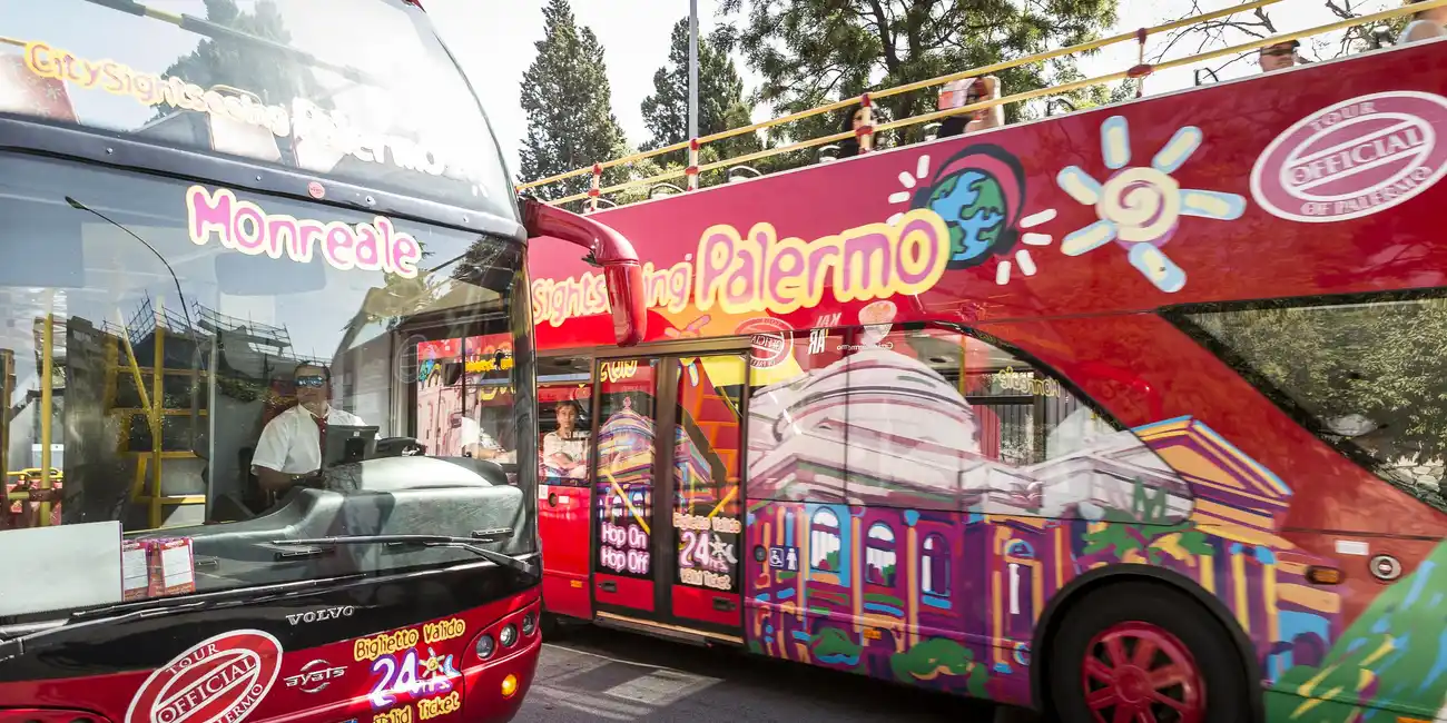 Explore the Sicilian capital hassle-free with this hop-on hop-off bus tour. Hop-on Hop-off Bus Tours Ticket Palermo, Italy.