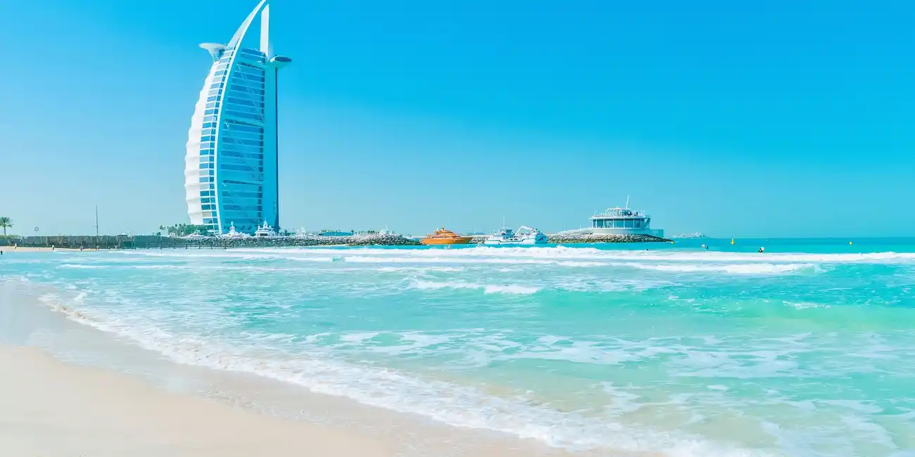 Experience the luxury of the Burj Al Arab in Dubai, United Arab Emirates - Explore the Best Tourist Bus Tours with Bus Hop-On Hop-Off.