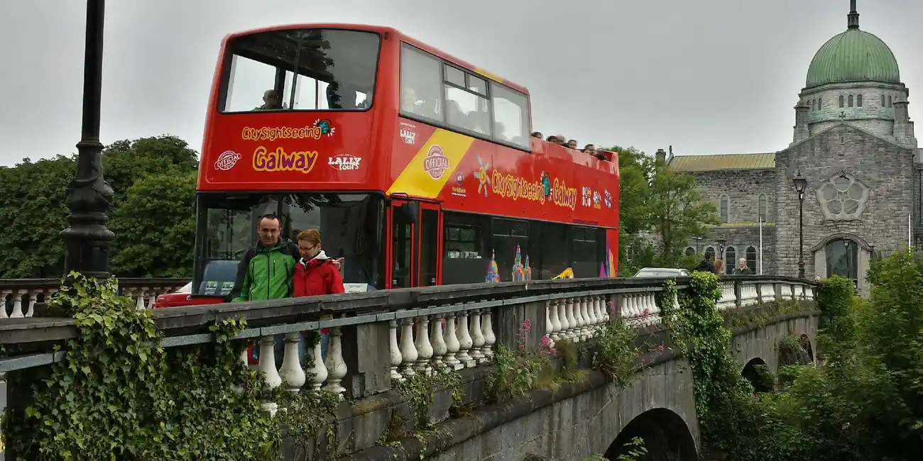 Get whisked around the myth and romance of Galway. Hop-on Hop-off Bus Tours Ticket Galway, Ireland.