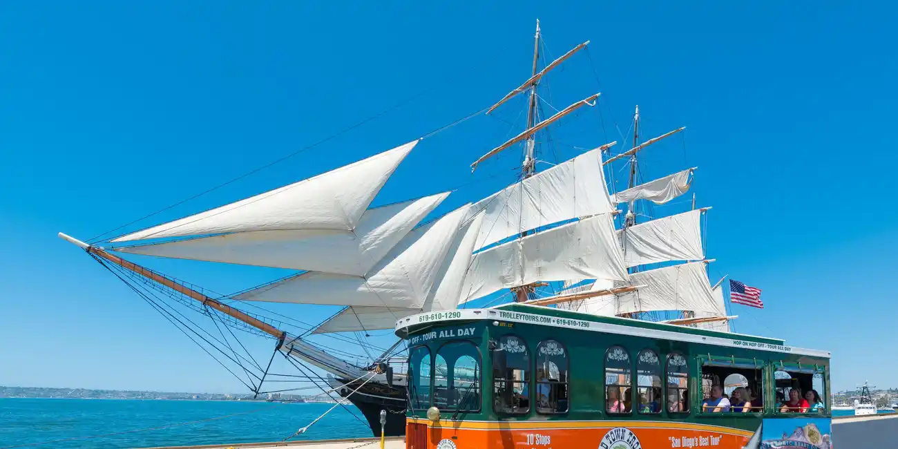 Take the San Diego Old Town Trolley to over 100 places of interest. Hop-on Hop-off Bus Tours Ticket San Diego, United States.